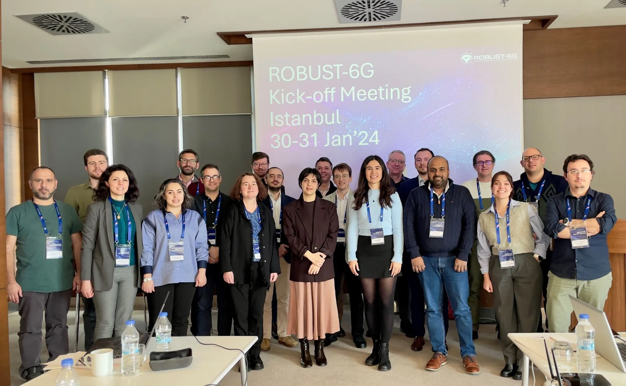 Participants at the ROBUST-6G kick-off meeting